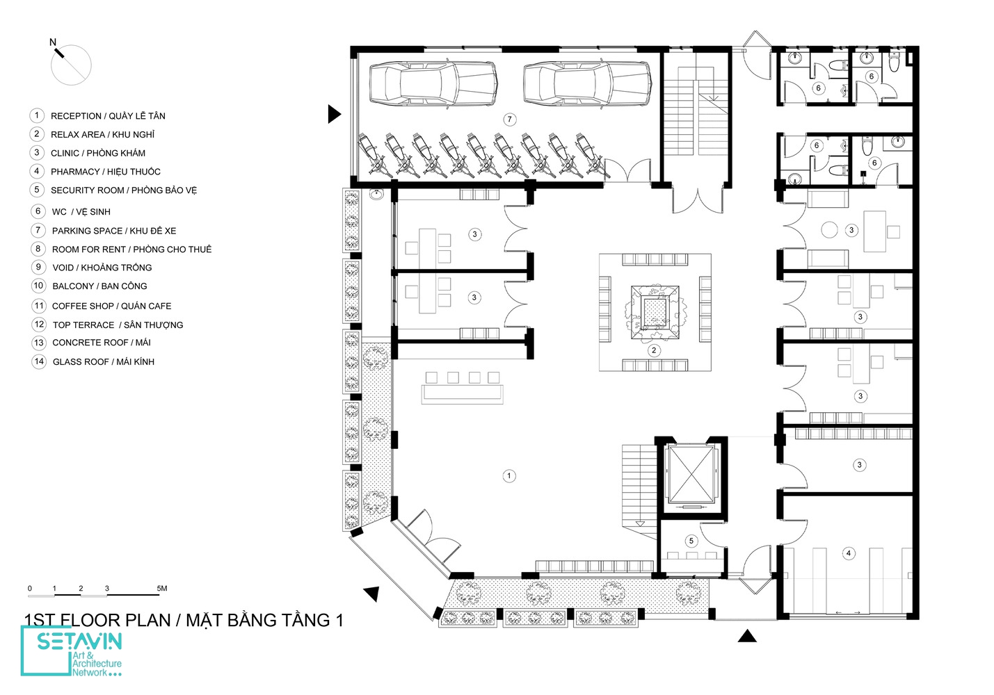 ساختمان اداری HP Office Building ، اثر تیم طراحی Kien Truc NDT ، ویتنام