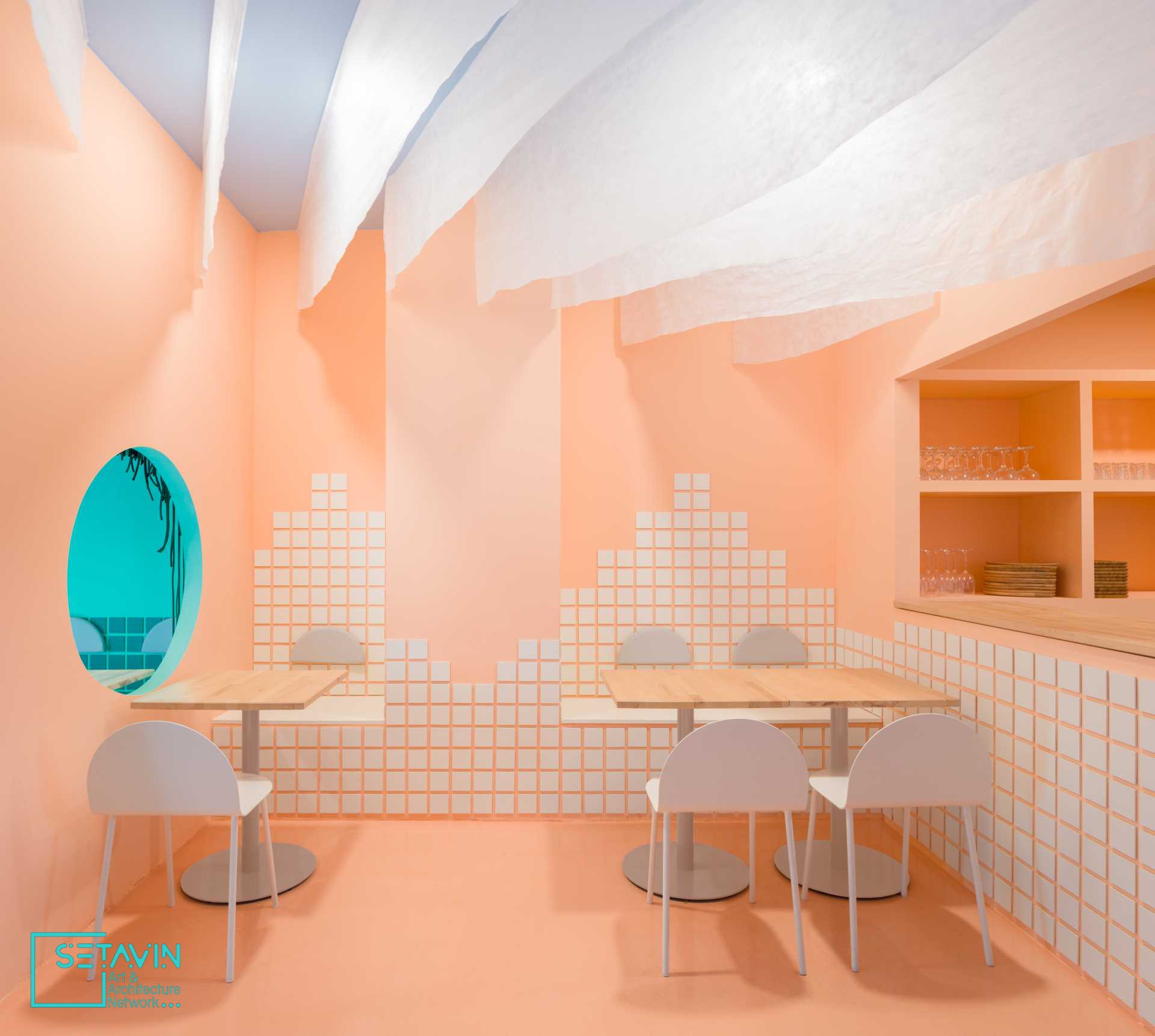 طراحی رستورانی در والنسیا اسپانیا با الهام از غروب ساحل