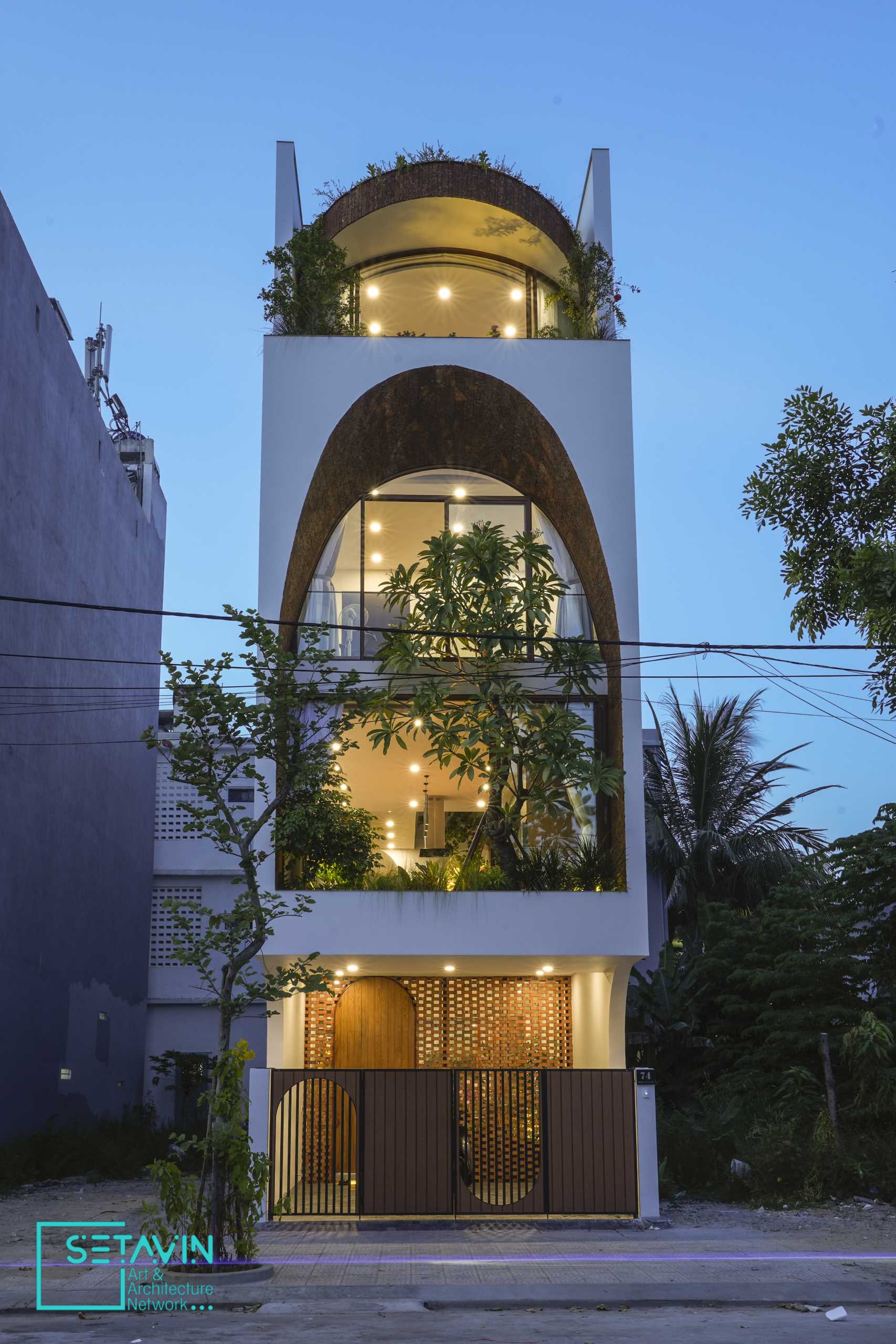 طراحی خانه ای مدرن ، استودیو 85 Design ،ویتنام