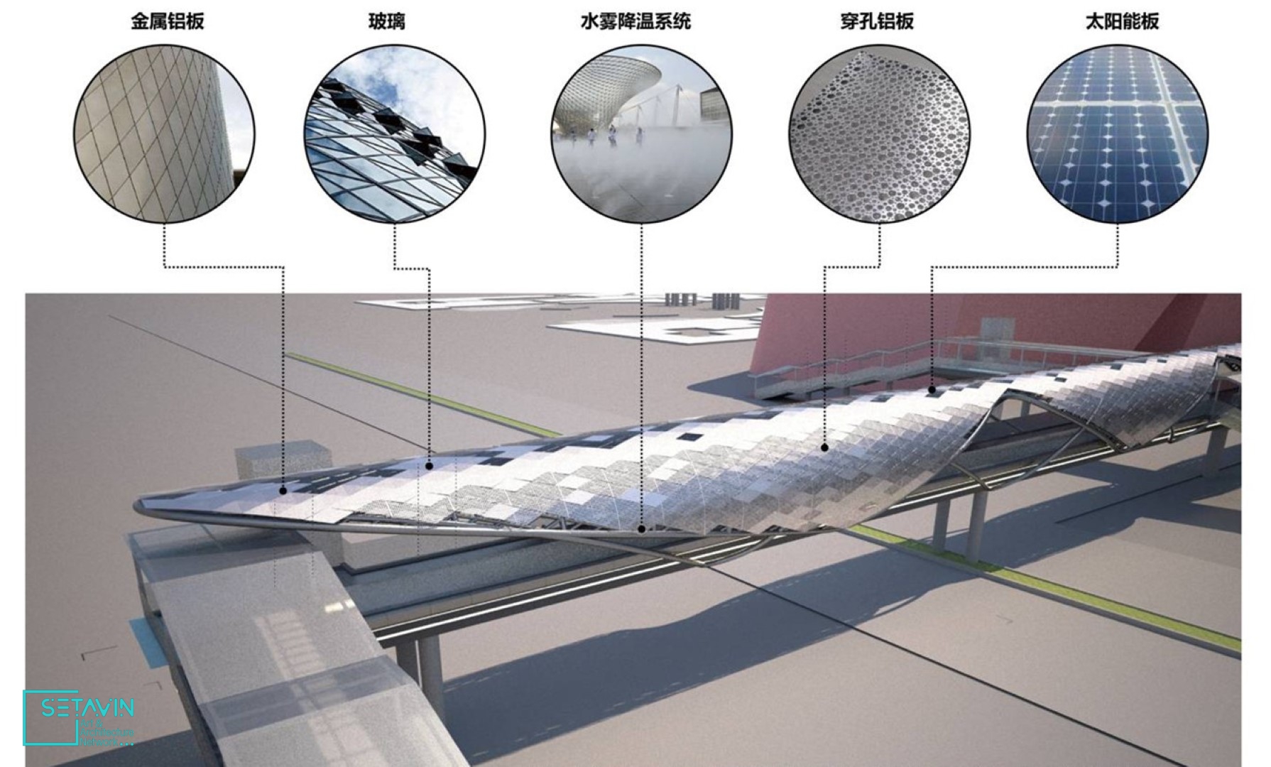 چین ، شنزن , Shenzhen , طراحی روگذر منطقه Longgang ، استودیو طراحی ، Longgang ، PUBLIC SPACE ، طراحی شهری ، PEDESTRIAN BRIDGE، فضای باز شهری، SHENZHEN , CHINA , فضای عمومی ,  پل هوایی