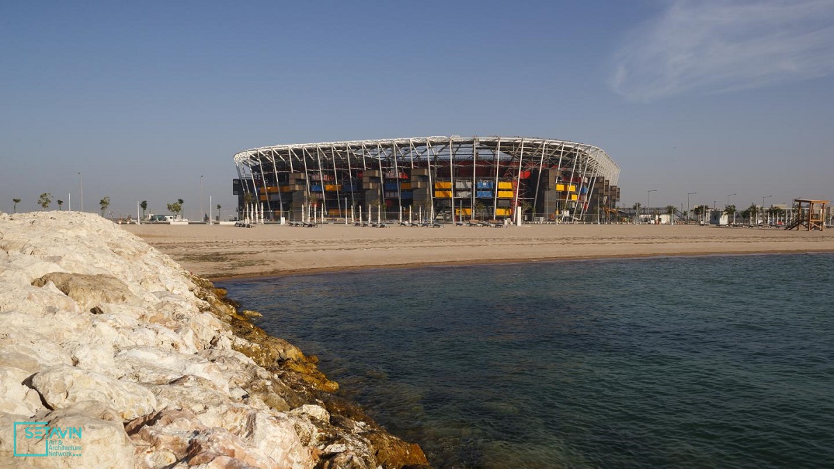 ورزشگاه ۹۷۴ , Ras Abu Aboud , معماران اسپانیایی , Fenwick Iribarren Architects , قطر , جام جهانی قطر , ورزشگاه , استادیوم
