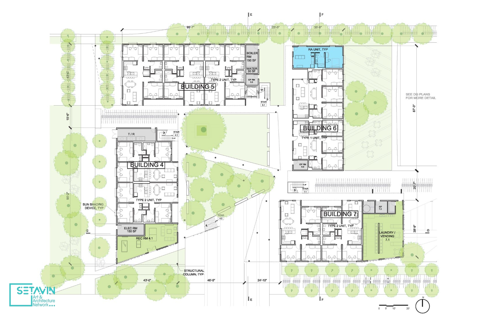 خانه های دانشجویی San Joaquin ، تیم طراحی LOHA ، خانه های دانشجویی , San Joaquin ، تیم طراحی LOHA ، خوابگاه ، San Joaquin Student Housing complex ، دانشجو , Student Housing , استودیو آمریکایی