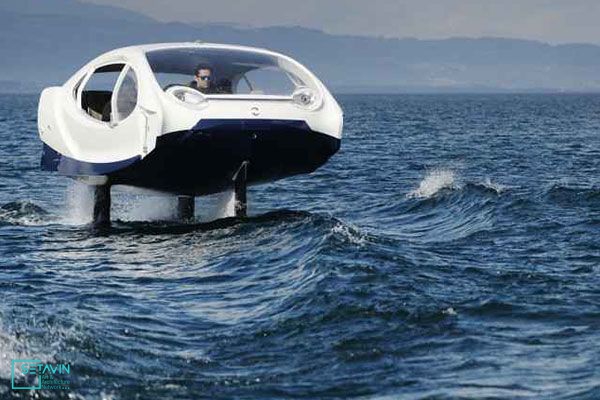 تاکسی آبی پرنده برقی با نام seabubbles