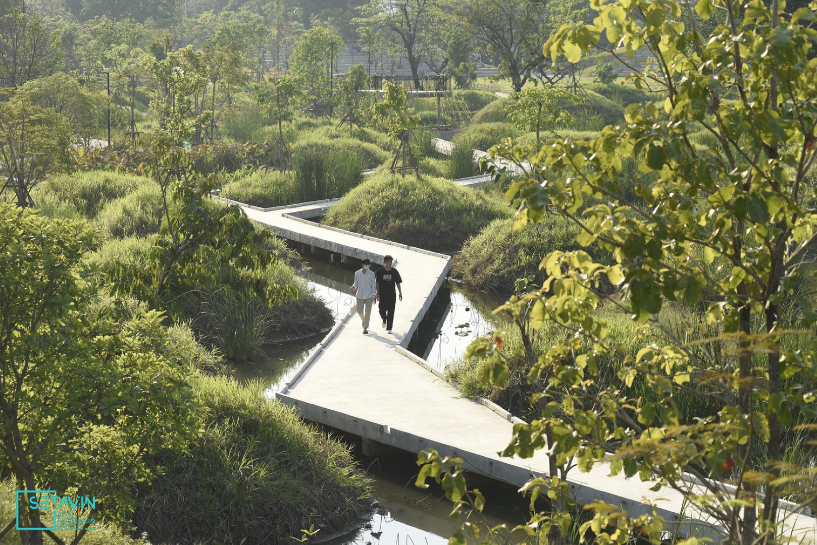 پارک جنگلی ، Benjakitti Forest Park ، پارک , Park , جنگل ، Forest ،  کارخانه تنباکو , design concepts , ایده , ecological environment , تایلند , Thailand , طراحی پارک , فضای سبز عمومی , Landscape Architecture , معماری منظر , طراحی لنداسکیپ ,