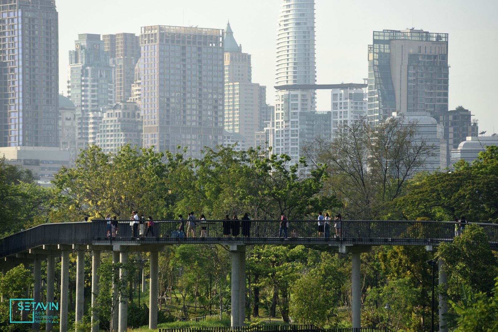 پارک جنگلی ، Benjakitti Forest Park ، پارک , Park , جنگل ، Forest ،  کارخانه تنباکو , design concepts , ایده , ecological environment , تایلند , Thailand , طراحی پارک , فضای سبز عمومی , Landscape Architecture , معماری منظر , طراحی لنداسکیپ ,