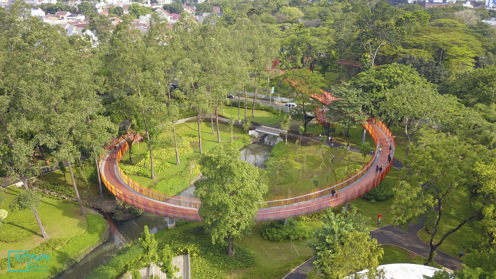 پارک Tebet Eco ، اثر استودیو معماری SIURA ، اندونزی , پارک , Tebet Eco ، فضای سبز شهری , SIURA ، اندونزی , پارک عمومی , پروژه احیای پارک , زیرساخت سبز , درختان ارزشمند , معماری سبز , جاکارتا , زیست محیطی , تفریحی