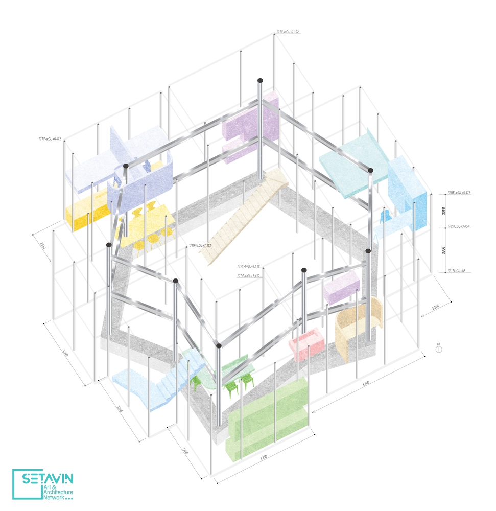 خانه Abe ، اثر تیم طراحی masafumiharigaiarchitecture ، ژاپن , Japan , خانه , House , طراحی مسکونی , Projects , طراحی معماری , Architecture , خانه شیشه ای , Residential , مسکونی