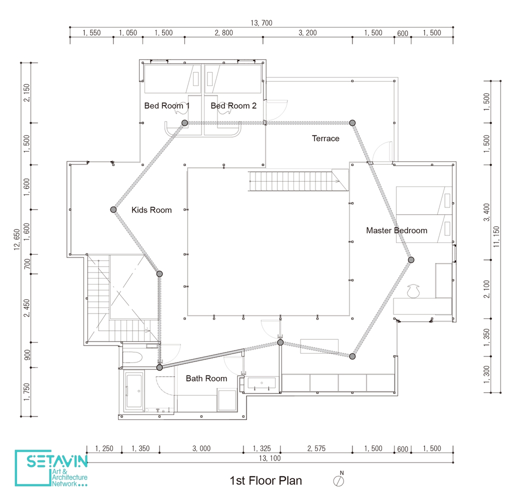 خانه Abe ، اثر تیم طراحی masafumiharigaiarchitecture ، ژاپن , Japan , خانه , House , طراحی مسکونی , Projects , طراحی معماری , Architecture , خانه شیشه ای , Residential , مسکونی