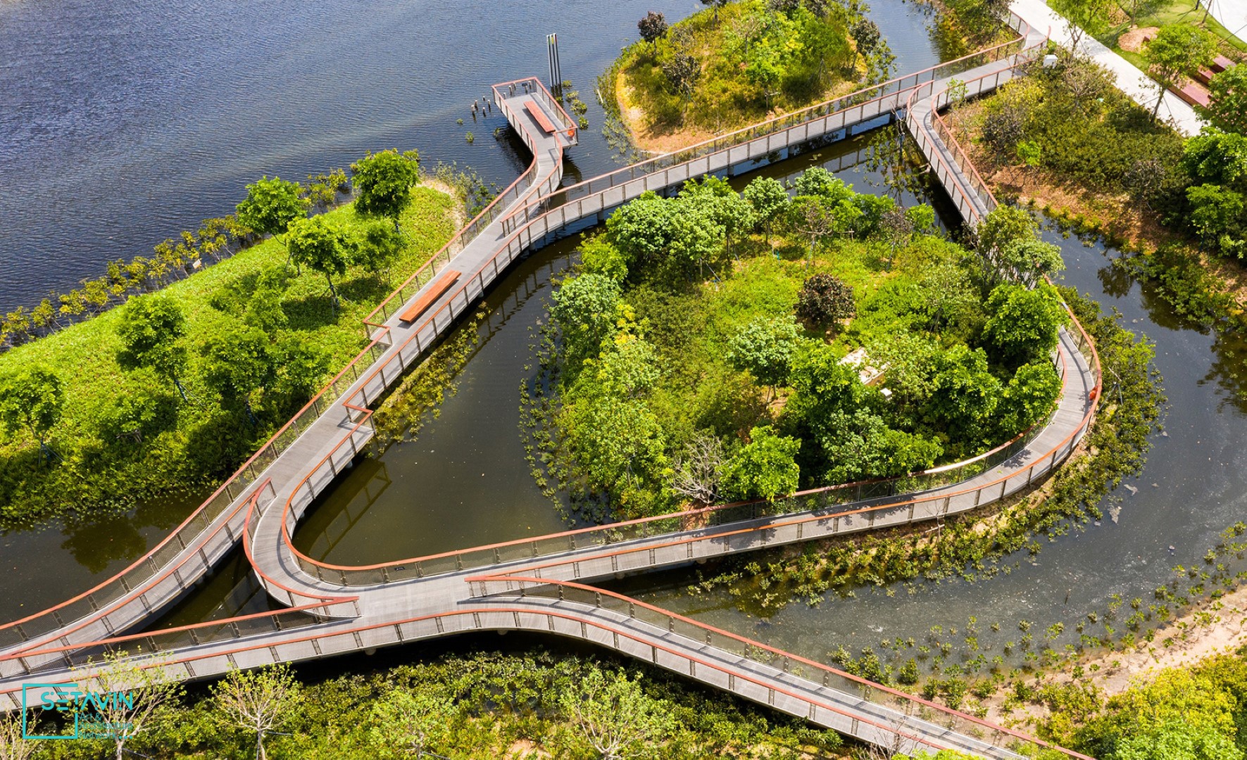 طراحی منظر , landscape , پاسخگو , responsible , چین , China , نوآورانه و پایدار , Urban Design , طراحی شهری , چشم انداز , Guiwan Park , طراحی پارک , Qianhai Water City , شهر آبی , Shenzhen , شنزن , شهرسازی , شبکه هنر , هنر و معماری , ستاوین