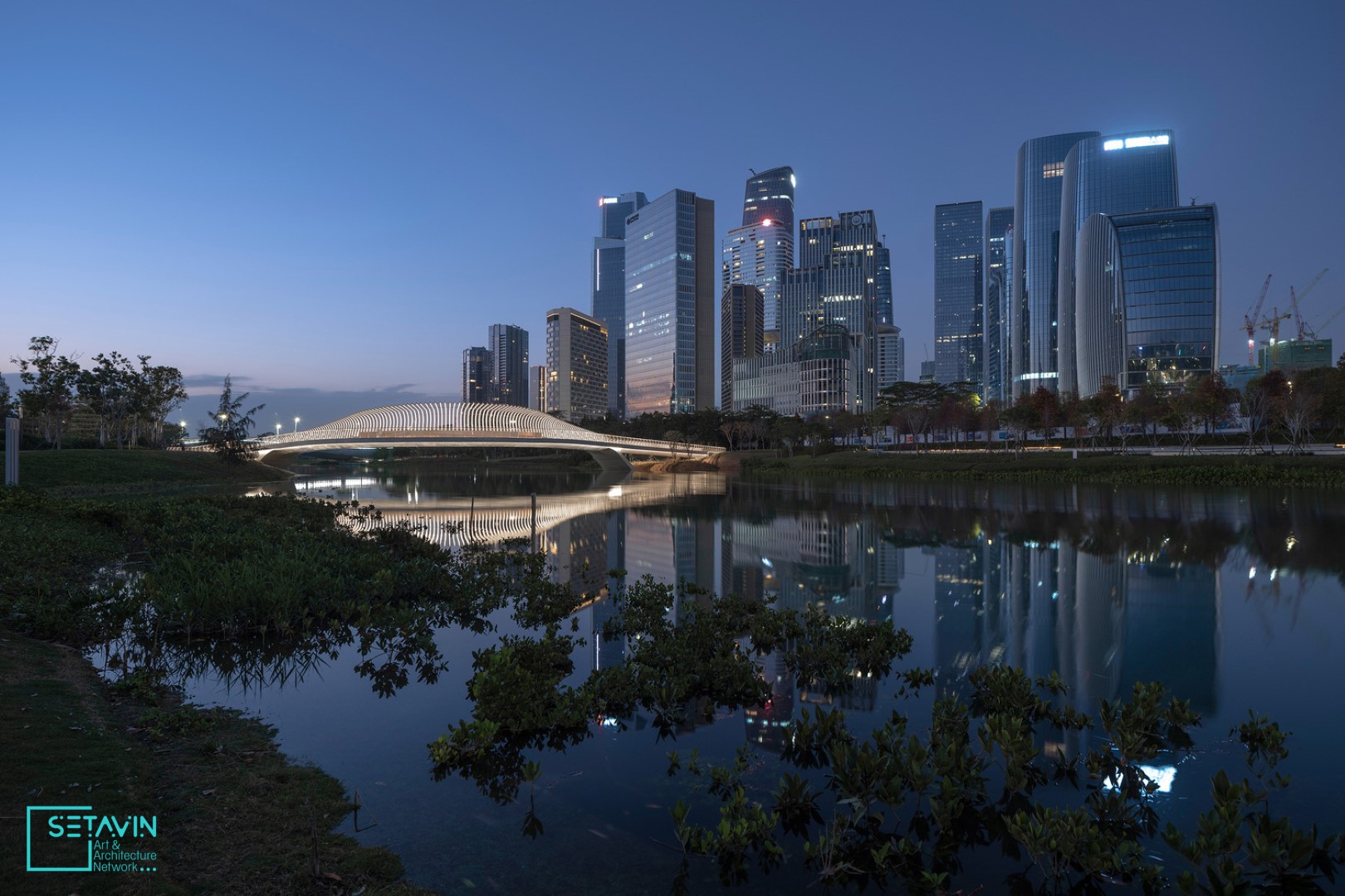 طراحی منظر , landscape , پاسخگو , responsible , چین , China , نوآورانه و پایدار , Urban Design , طراحی شهری , چشم انداز , Guiwan Park , طراحی پارک , Qianhai Water City , شهر آبی , Shenzhen , شنزن , شهرسازی , شبکه هنر , هنر و معماری , ستاوین