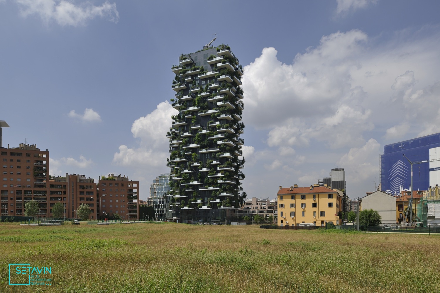 برج , فضای سبز عمودی , معماری , تراس , Bosco Verticale , Tower , International Highrise Award , Boeri Studio , Porta Nuova Isola  , مسکن پایدار