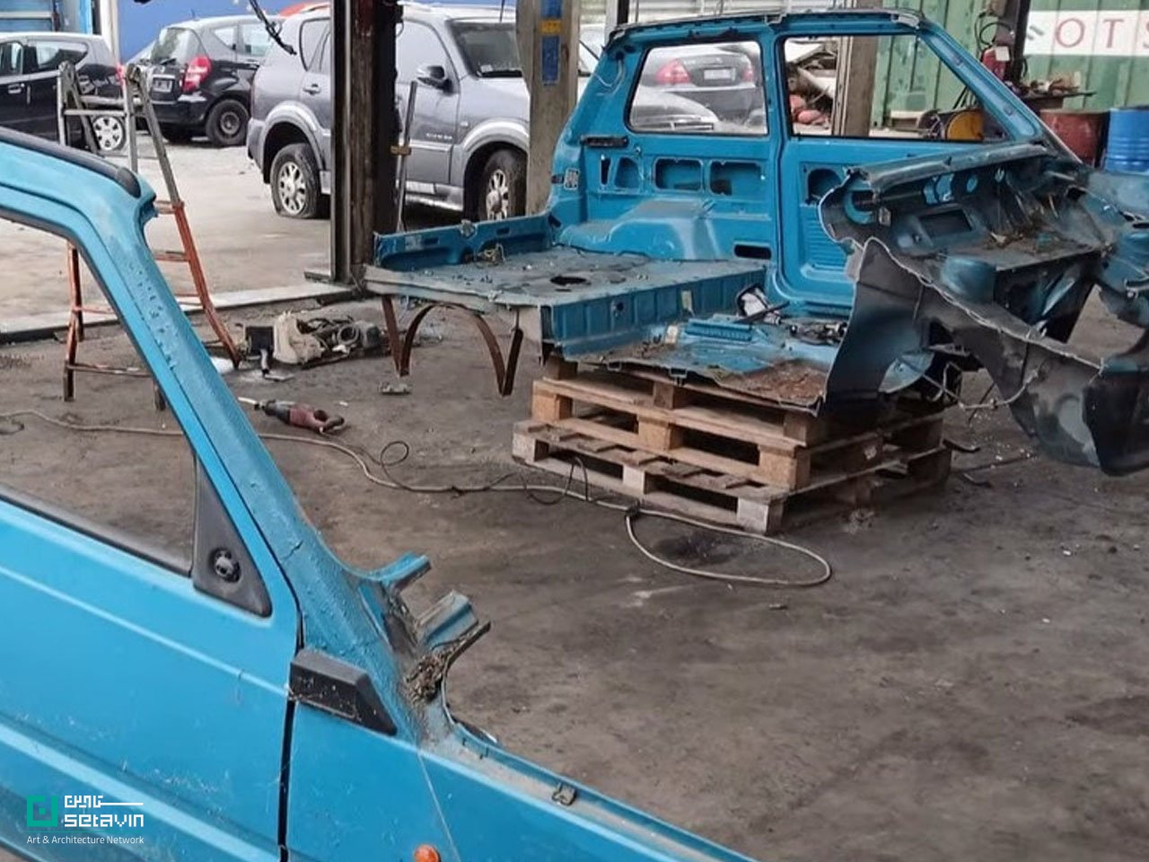 باریک‌ترین فیات پاندای جهان