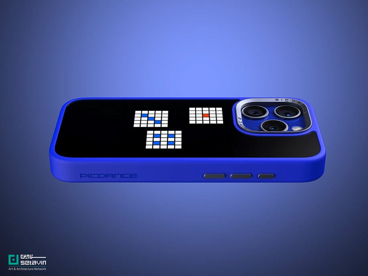 قاب هوشمند Picdance؛ نمایشگر LED پیکسلی آیفون
