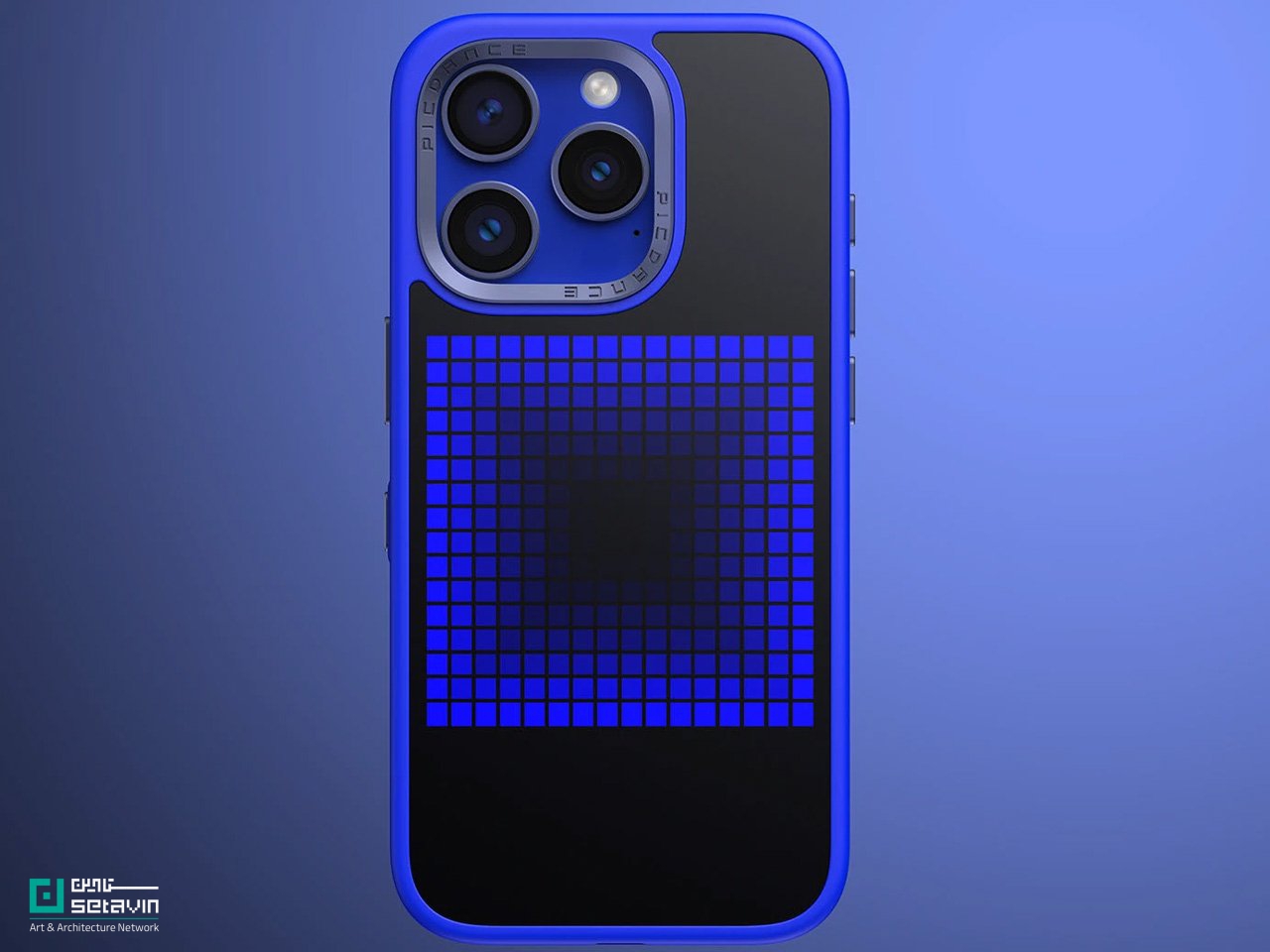 قاب هوشمند Picdance؛ نمایشگر LED پیکسلی آیفون
