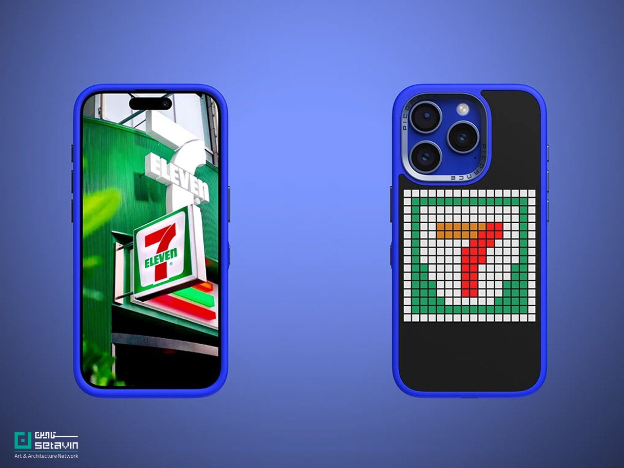 قاب هوشمند Picdance؛ نمایشگر LED پیکسلی آیفون