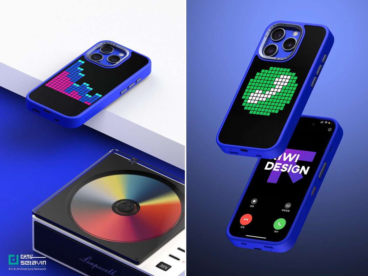قاب هوشمند Picdance؛ نمایشگر LED پیکسلی آیفون
