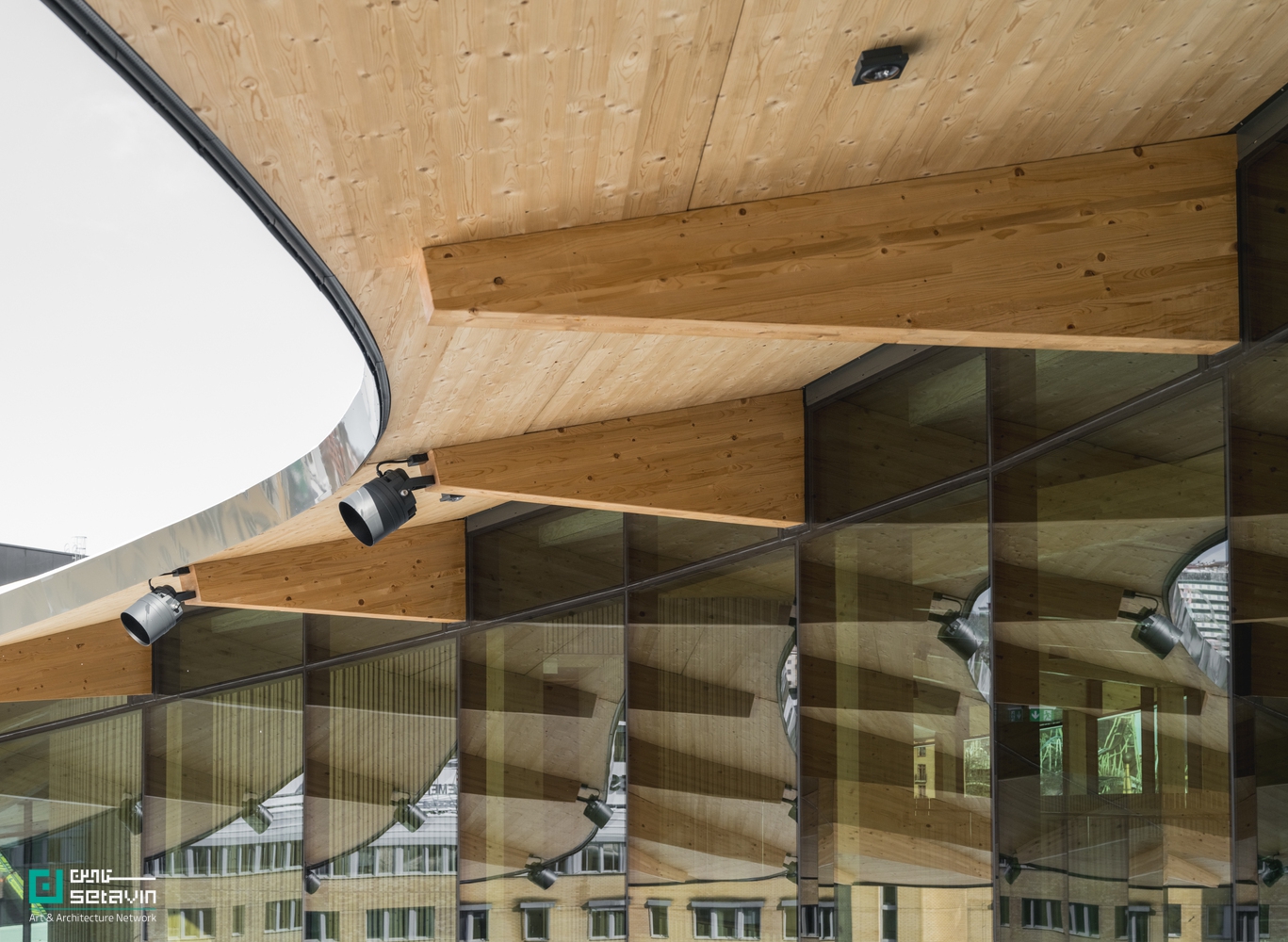 مرکز تجربه ولوو، World of Volvo، معماری چوبی، Henning Larsen، فرهنگی-نمایشی، Allemansrätten، گوتنبرگ، تجربه برند ولوو، سازه glulam، CLT