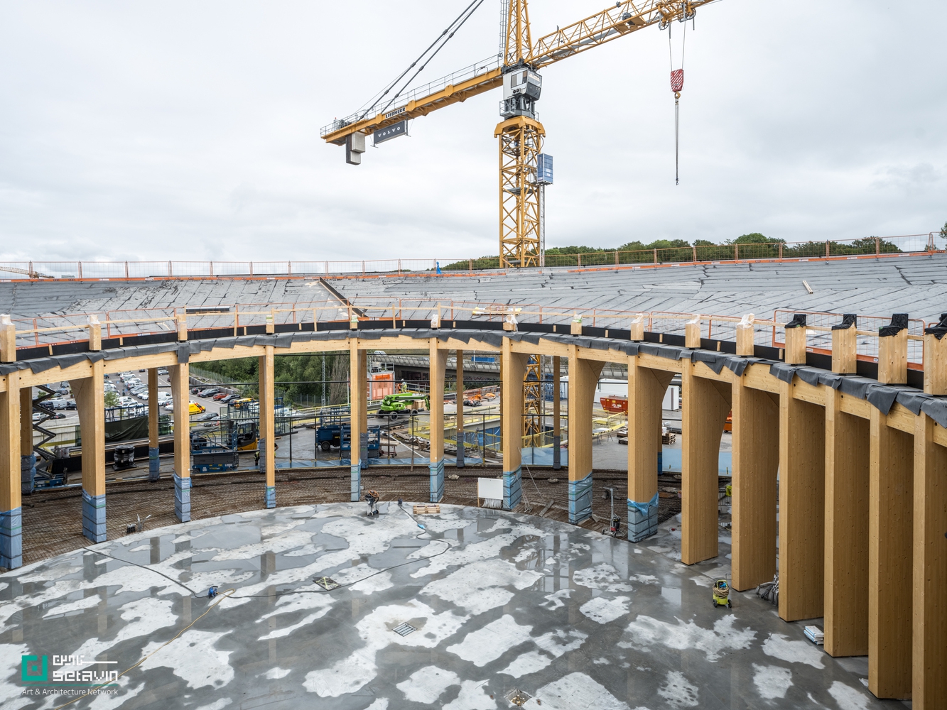 مرکز تجربه ولوو، World of Volvo، معماری چوبی، Henning Larsen، فرهنگی-نمایشی، Allemansrätten، گوتنبرگ، تجربه برند ولوو، سازه glulam، CLT