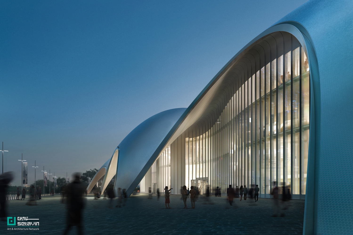 Renzo Piano, RPBW, Hanoi Opera House, Isola della Musica, Vietnam Architecture, Cultural Landmark, Concrete Shell, West Lake, PTW Architects, معماری فرهنگی, سالن اپرا, رنزو پیانو, معماری بتنی خمیده, معماری ویتنام, طراحی مرکز همایش, معماری مدرن