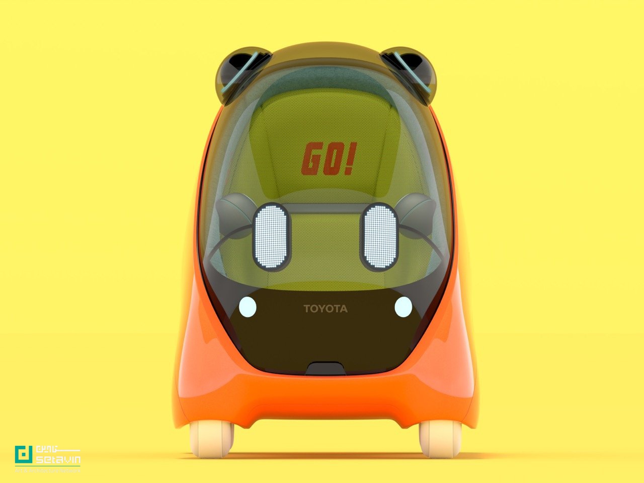 رونمایی تویوتا از نخستین خودروی برقی خودران ویژه کودکان