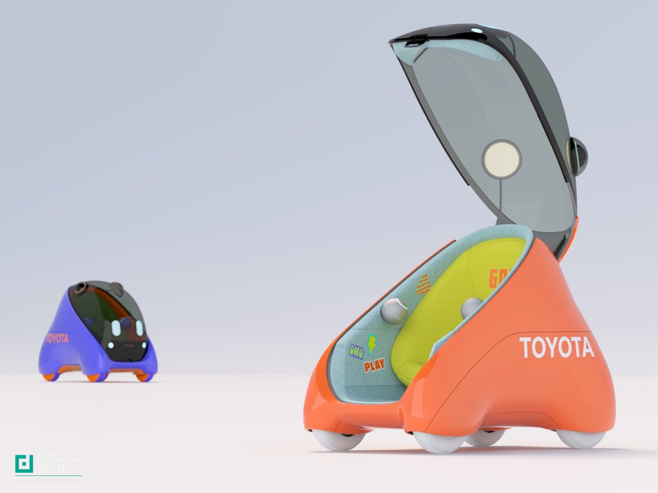 رونمایی تویوتا از نخستین خودروی برقی خودران ویژه کودکان