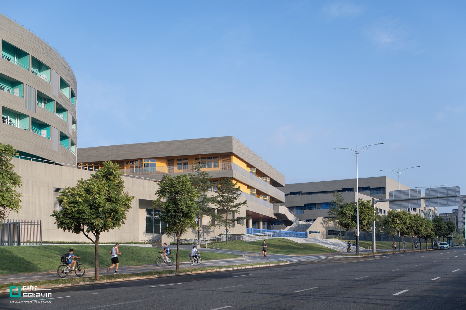 مدرسه ویلونگ, Weilong School, منگ یان, URBANUS, معماری آموزشی, طراحی مدرسه, معماری شنژن, Hakka walled houses, طراحی فرامحلی, فضای عمومی, school design, urban design, placemaking, Lingnan landscape