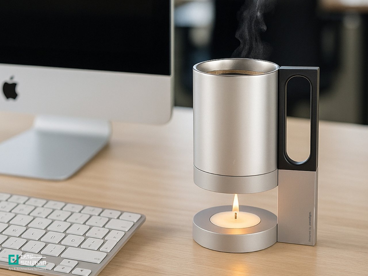 حل مشکل قهوه سرد با یک شمع؛ نوآوری طراح Germain Verbrackel
