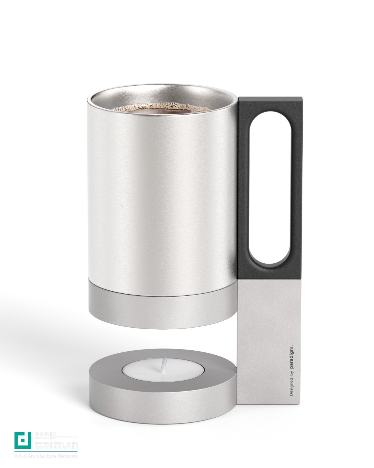 حل مشکل قهوه سرد با یک شمع؛ نوآوری طراح Germain Verbrackel