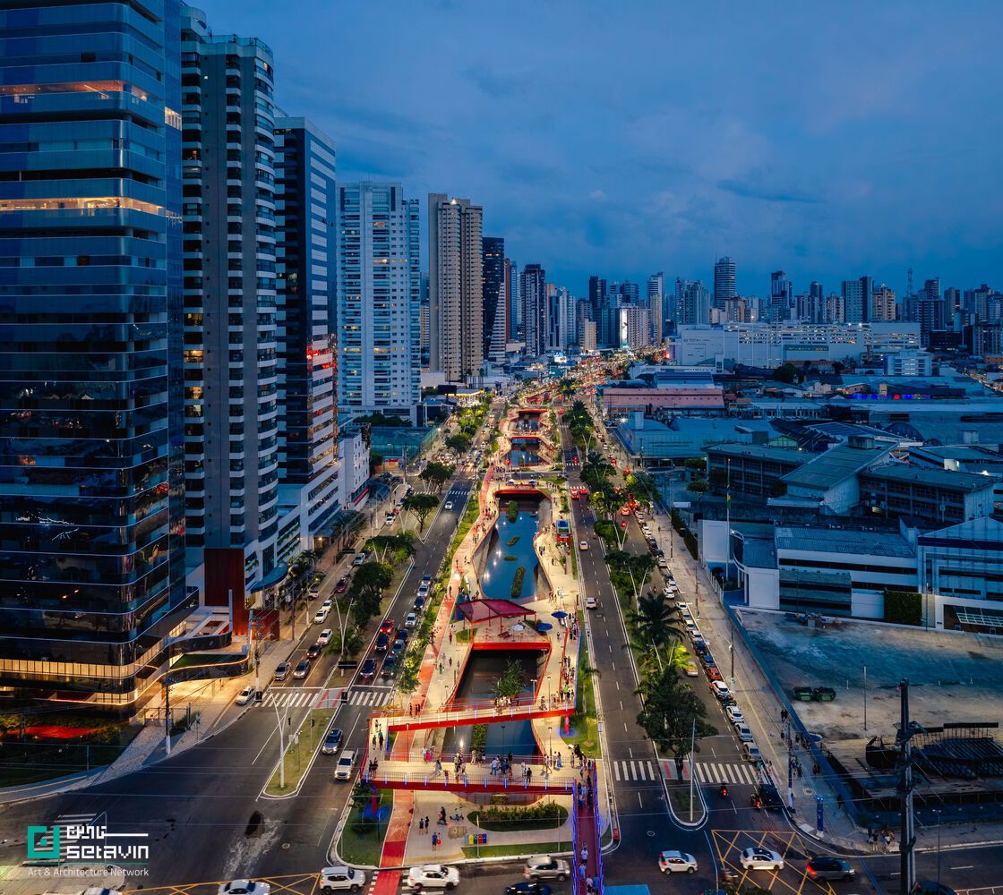 پارک خطی دکا، بازآفرینی شهری، معماری منظر، Natureza Urbana، بلم برزیل، زیرساخت سبز، طراحی شهری، پارکهای شهری، احیای کانالهای شهری، COP30، توسعه پایدار، معماری آمازون، مسیر پیادهروی، فضای عمومی، پروژههای شهری موفق، Doca Linear Park, Urban Regeneration, Landscape Architecture, Brazil Public Space, Amazon Urban Design, Sustainable City, Green Infrastructure, Belém, Nature-Based Solutions.