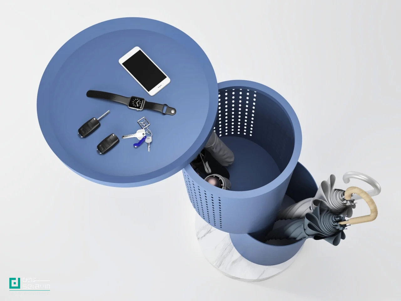 اسپلیت؛ ایده‌ای برای جاچتری که به کنسول ورودی خانه تبدیل می‌شود