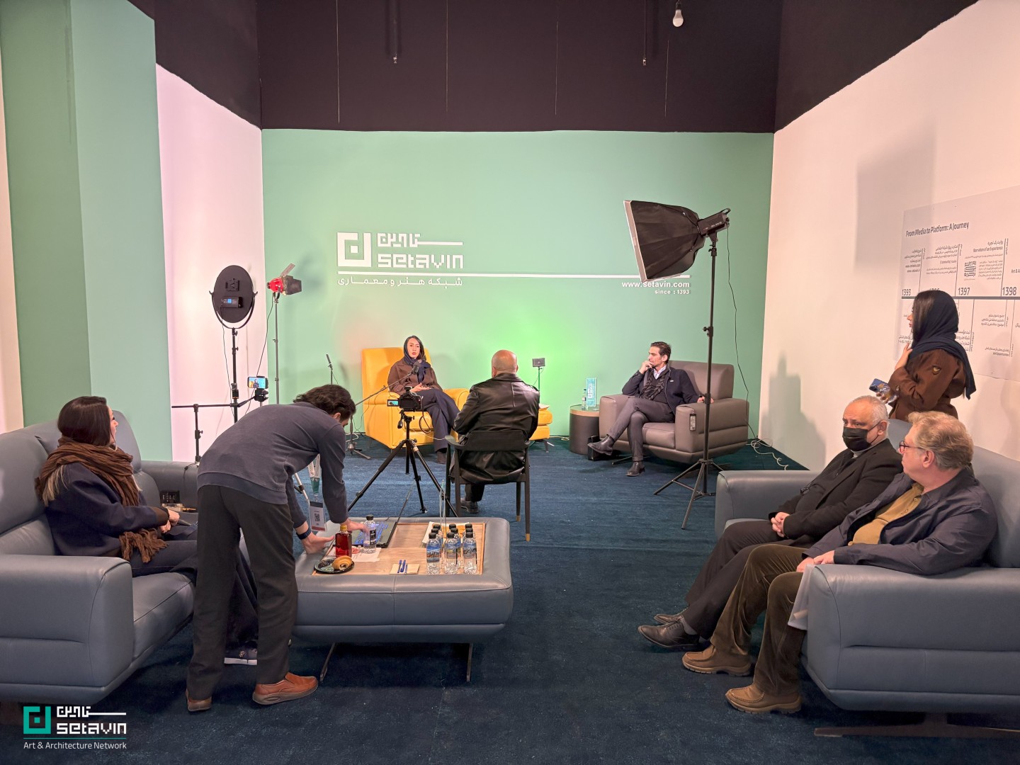 شبکه هنر و معماری ستاوین , هاب رسانه ای رویداد بنای ایده آل سه , مشهد , هاب رسانه ای , رویداد بنای ایده آل سه , پشت‌صحنه یک رسانه تخصصی ,  گفت‌وگو ,  استودیوی زنده معماری , معماری , ستاوین , غرفه ستاوین , نمایشگاه ستاوین , پاویون ستاوین , شبکه هنر و معماری , ستاوین ، غرفه , رسانه زنده ، بنای ایده آل سه ، خراسان بزرگ ، چالش های روز معماری مشهد , معماری مشهد
