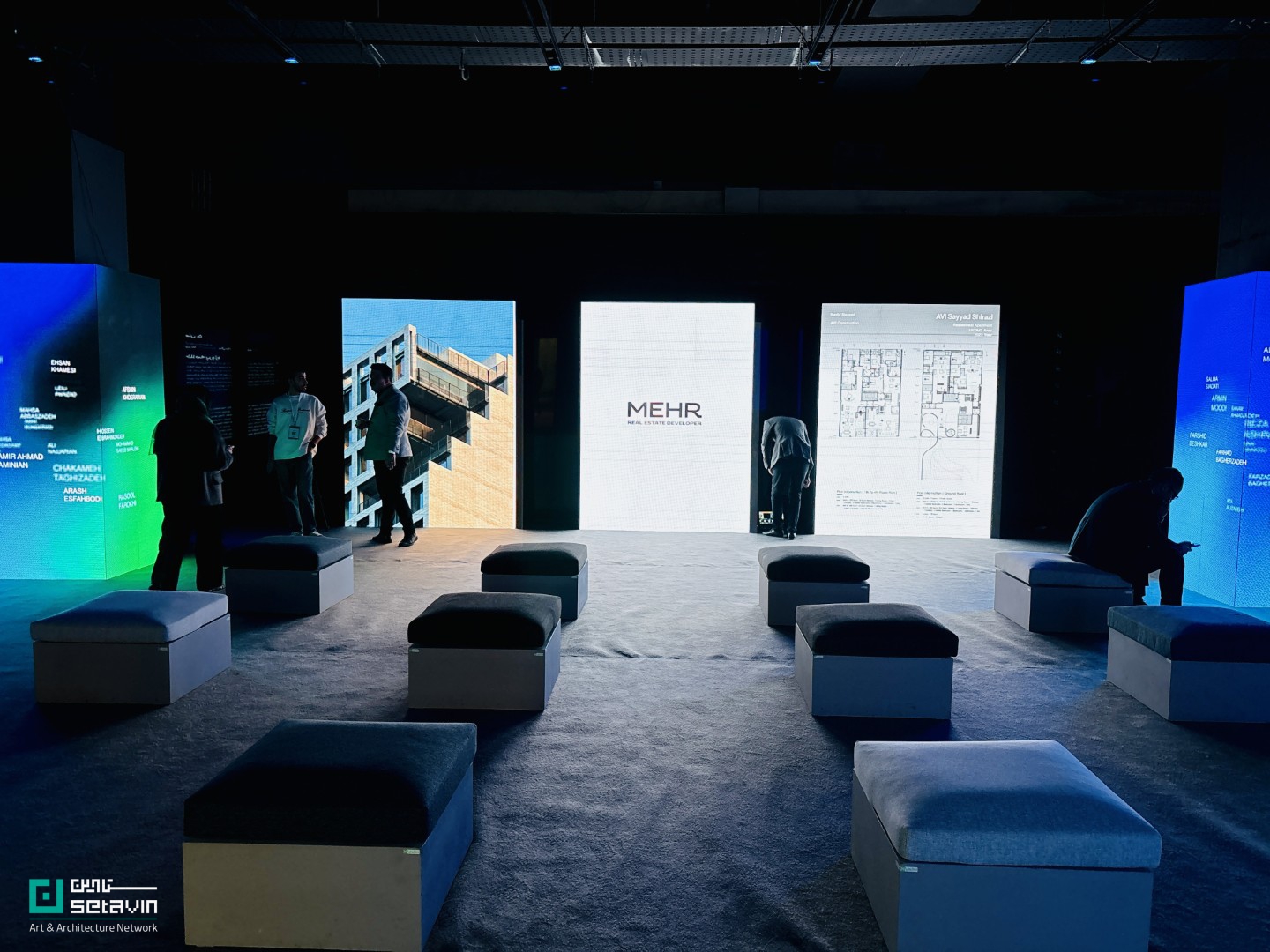 پاویون معماری مشهد در رویداد بنای ایده آل سه ، مشهد , پاویون معماری مشهد ,  دکتر نوید ناظمی ، سعید مالکی ، حمید شعشعانی , بنای ایده آل , رویداد معماری و ساختمان