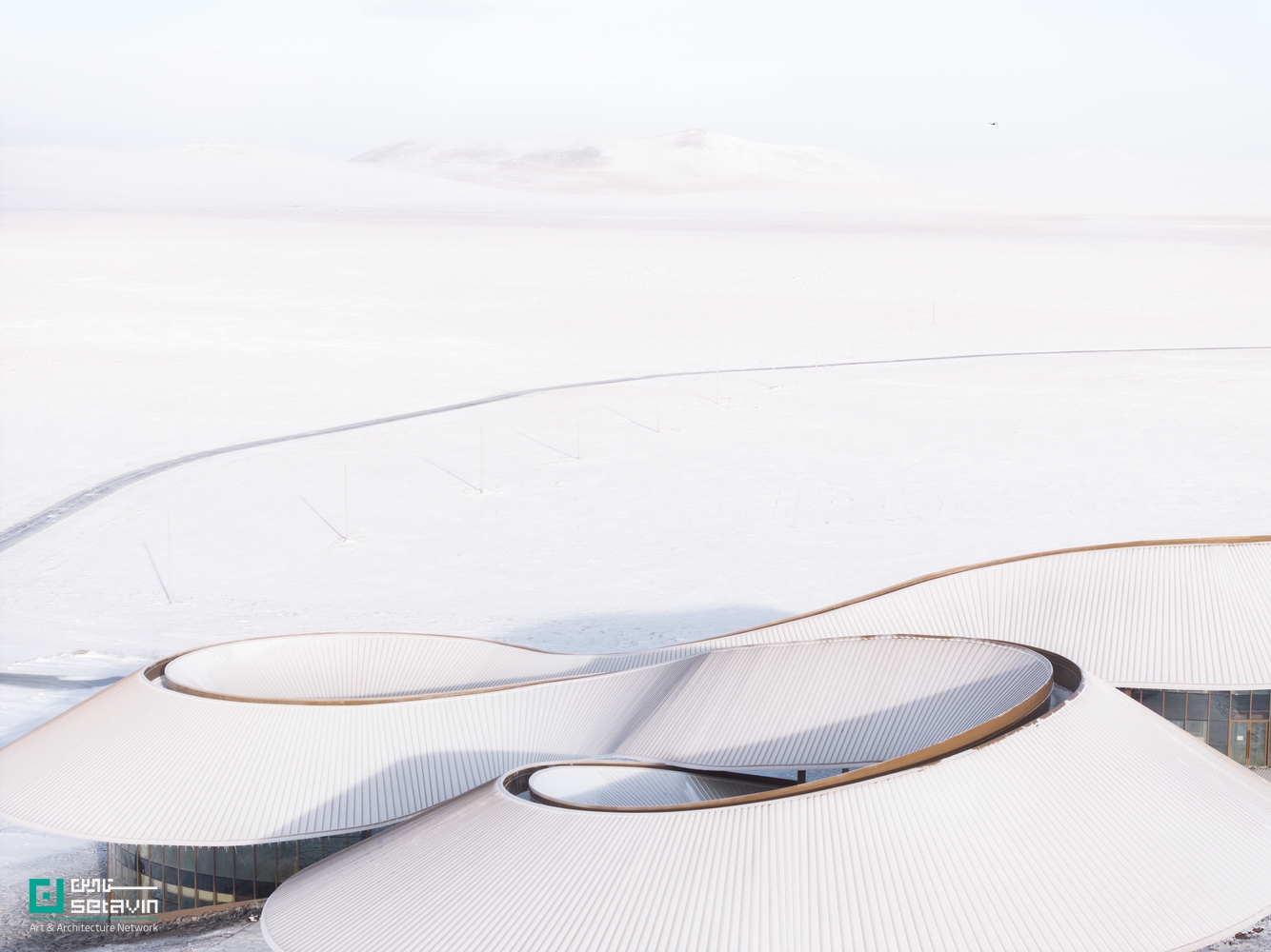 مرکز فرهنگی چند منظوره Volcano-In اثر تیم طراحی معماری PLAT ASIA واقع در چین ، منطقه Xilingol League