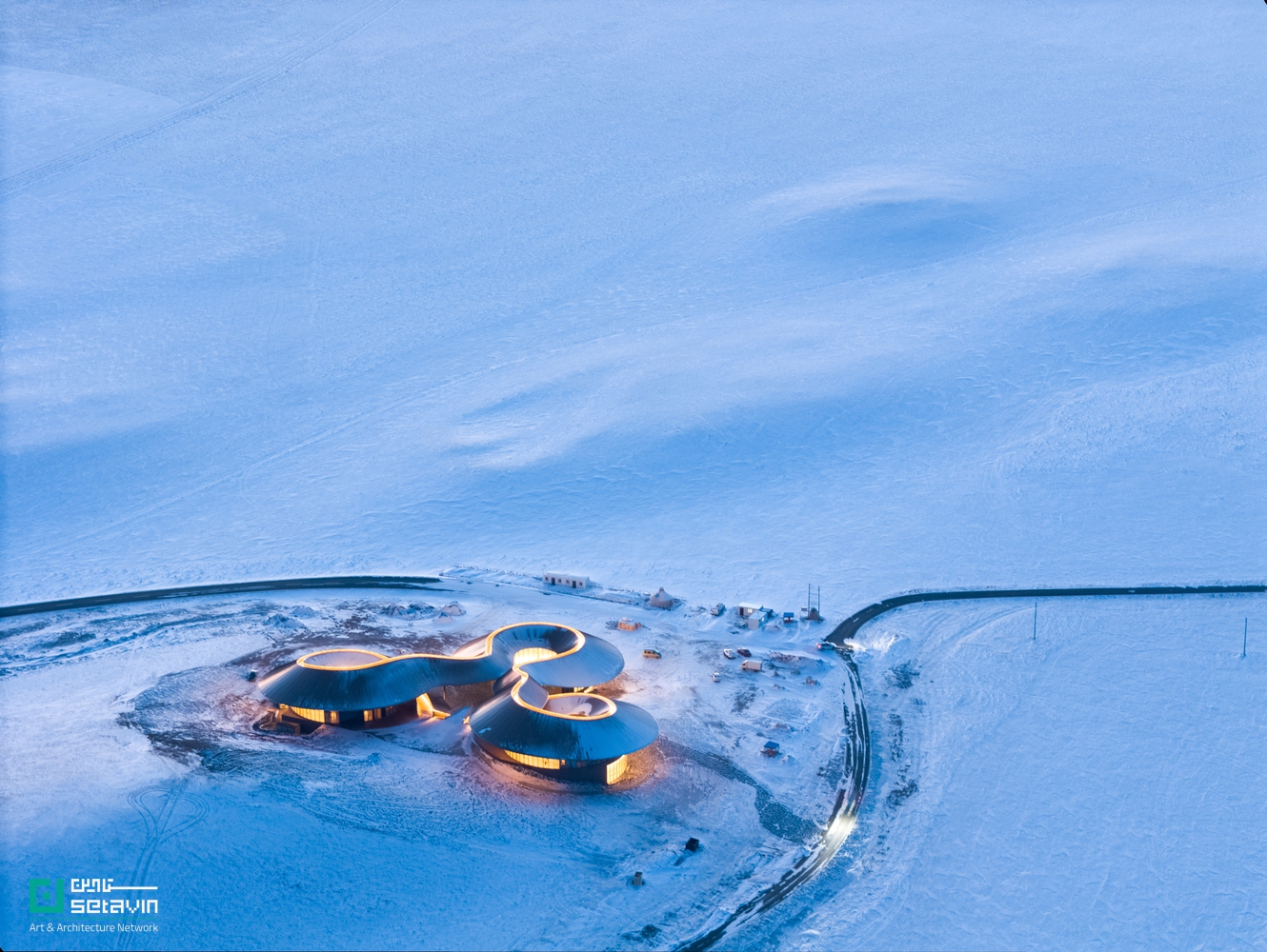 مرکز فرهنگی چند منظوره Volcano-In اثر تیم طراحی معماری PLAT ASIA واقع در چین ، منطقه Xilingol League