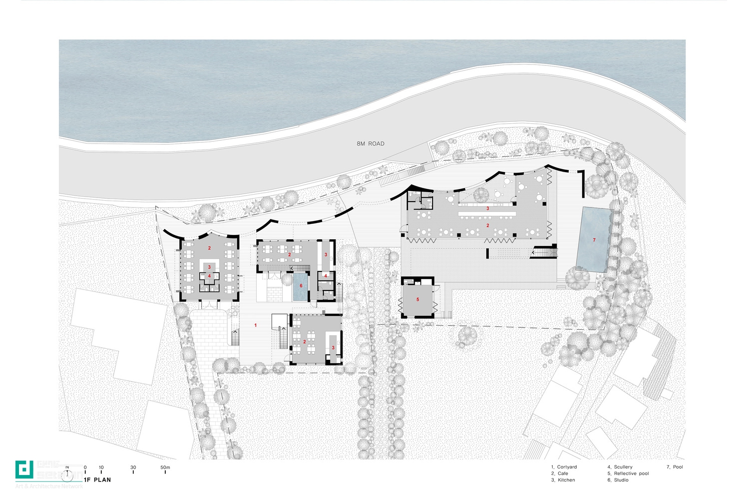پروژه Wind Fence 2 در بوسان، اثر Hyunjoon Yoo + Partners، گسترش یک سازه ساحلی است که با الهام از باد و موج، ترکیبی از کاربری تجاری و مسکونی را ارائه میدهد.