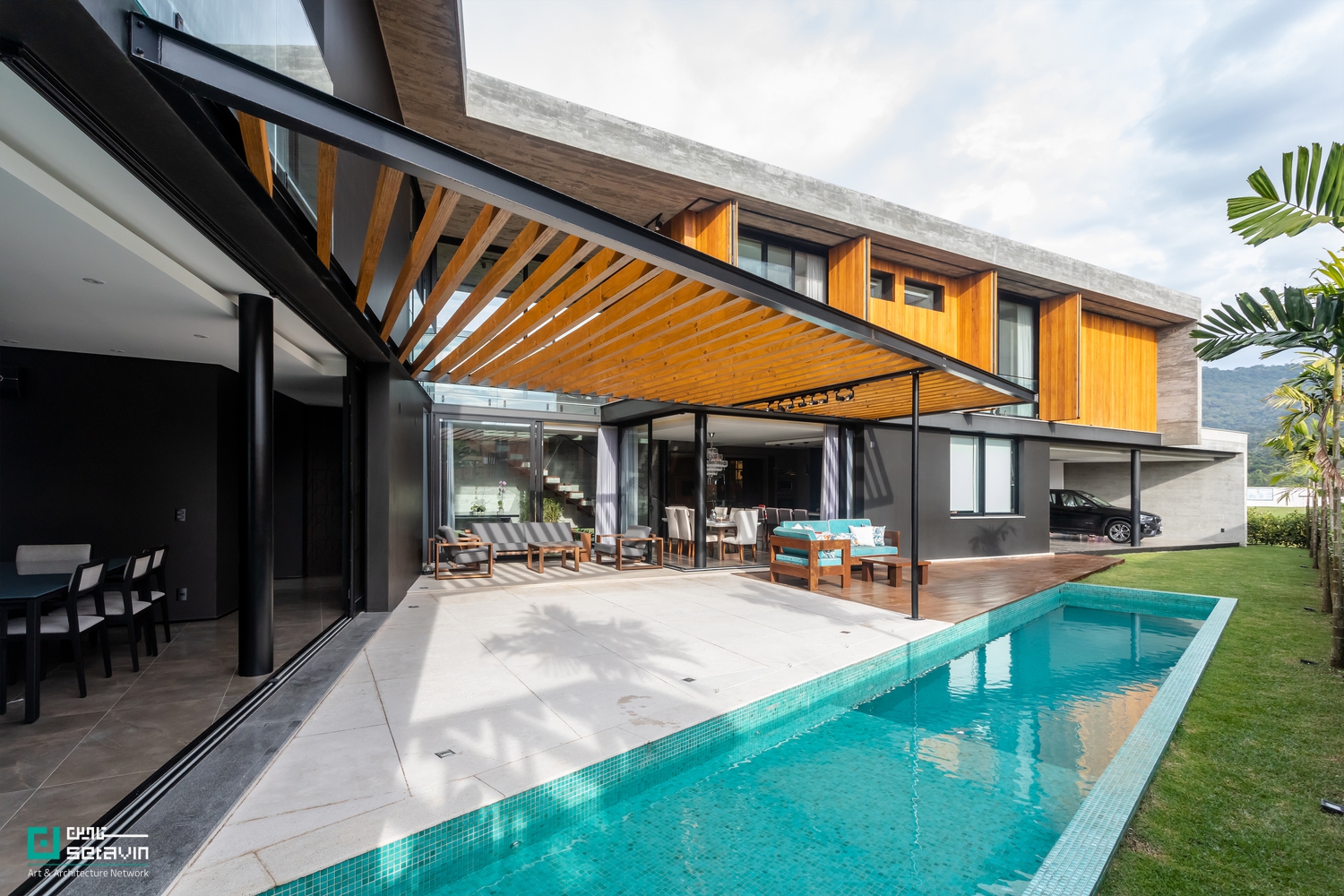 خانه JD | طراحی ES Arquitetura | کریسیومات، برزیل