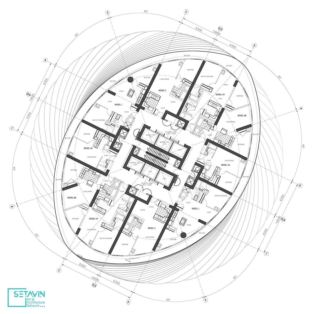 برج های Absolute , معماری , tower , MAD Architects , Absolute Towers , آسمان خراش , تورنتو ,  اتاوا ,  انجمن سازه های سبز استرالیا ,برج های مریلین مونرو