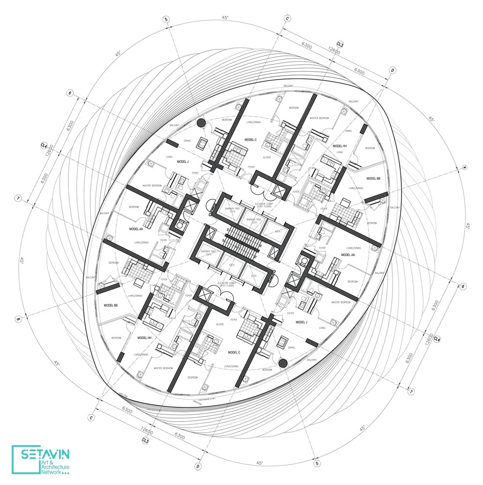 برج های Absolute , معماری , tower , MAD Architects , Absolute Towers , آسمان خراش , تورنتو ,  اتاوا ,  انجمن سازه های سبز استرالیا ,برج های مریلین مونرو