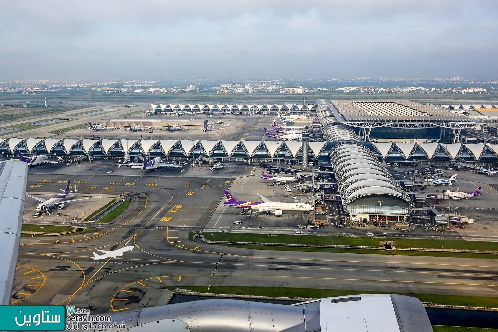 ترمینال فرودگاه بین المللی , Suvarnabhumi , Jahn , تایلند , فرودگاه , ترمینال , Airport , Terminal Complex , Passenger Terminal  , Thailand , فرودگاه بین المللی , سووارنابومی , سووارنابومی