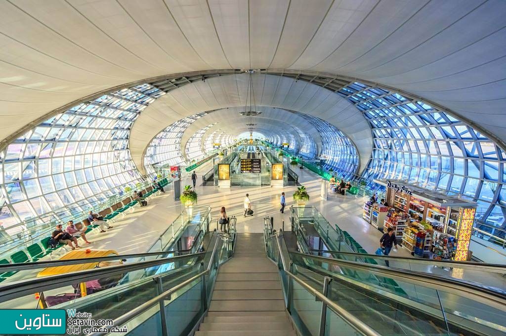 ترمینال فرودگاه بین المللی , Suvarnabhumi , Jahn , تایلند , فرودگاه , ترمینال , Airport , Terminal Complex , Passenger Terminal  , Thailand , فرودگاه بین المللی , سووارنابومی , سووارنابومی