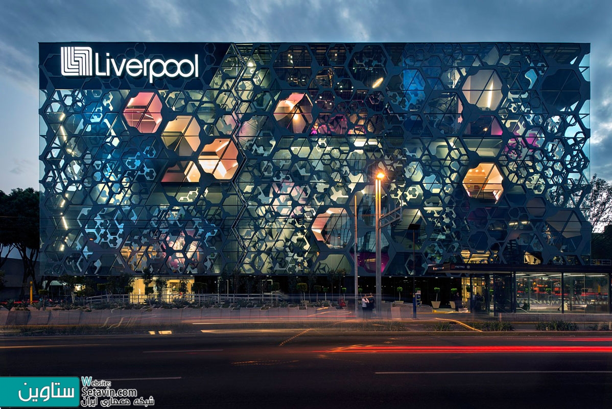 خلق نمای عمیق , مرکز خرید Liverpool , تیم معماری , Rojkind Arquitectos , مکزیک , Department Store , Arquitectos , Liverpool , لیورپول , فروشگاه لیورپول