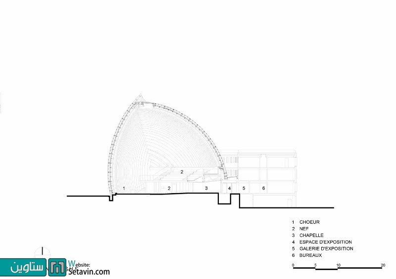 توسعه کلیسای جامع Créteil , اثر Architecture-Studio , پاریس