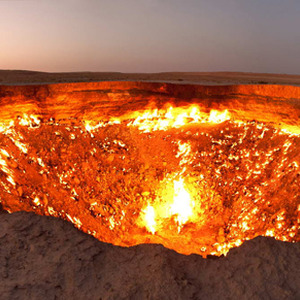 عکس - دروازه جهنم در ترکمنستان