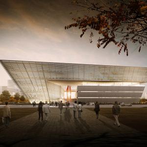 تصویر - دومین کتابخانه شهر سوژو ، چین ،اثر تیم معماری gmp - معماری