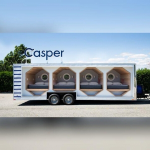 تصویر - نمایشگاه متحرک فروش تشک های Casper - معماری