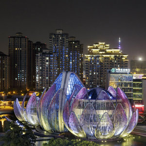 تصویر - ساختمان نیلوفرهای آبی چین (The Lotus Building) - معماری