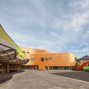 تصویر - مهدکودک ، مدرسه ابتدایی Niki de Saint-Phalle ،اثر Paul Le Quernec ، فرانسه - معماری