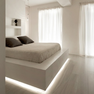 تصویر - نورپردازی خاص تختخواب - معماری