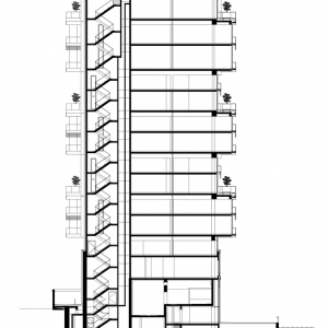 تصویر - آپارتمان مسکونی Living Levels ، اثر تیم طراحی Sergei Tchoban ،آلمان - معماری