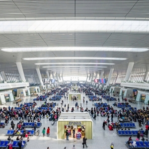 تصویر - ایستگاه راه آهن شرق Hangzhou ، اثر تیم طراحی CSADI ، چین - معماری